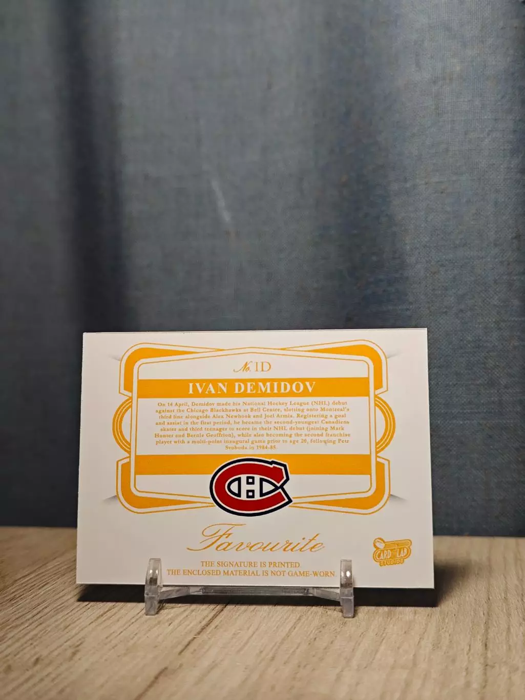 CLS Favourite Ivan Demidov/ Демидов 1 автограф 1