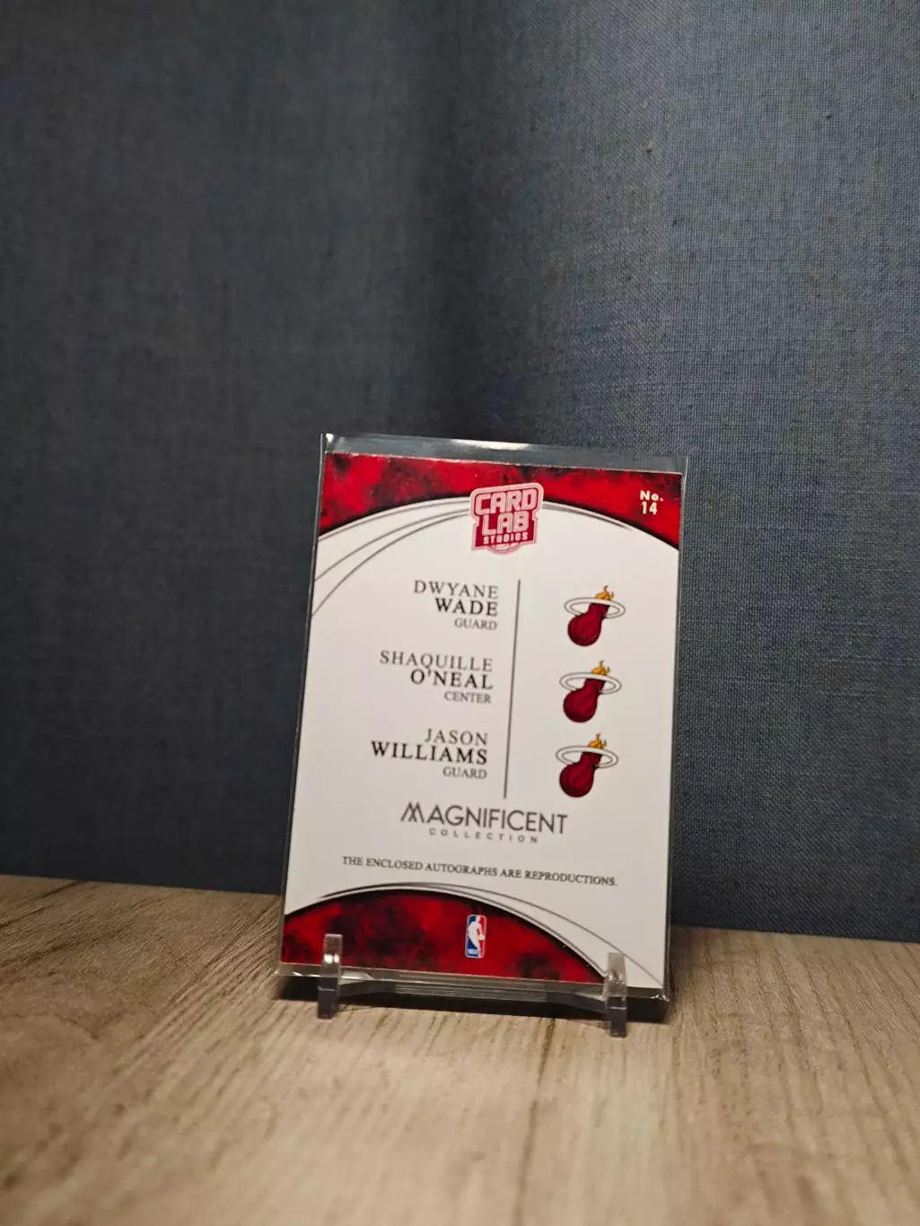 №14 Card Lab Studios Magnificent Dwyane Wade	Shaquille O'Neal	Jason Williams 1