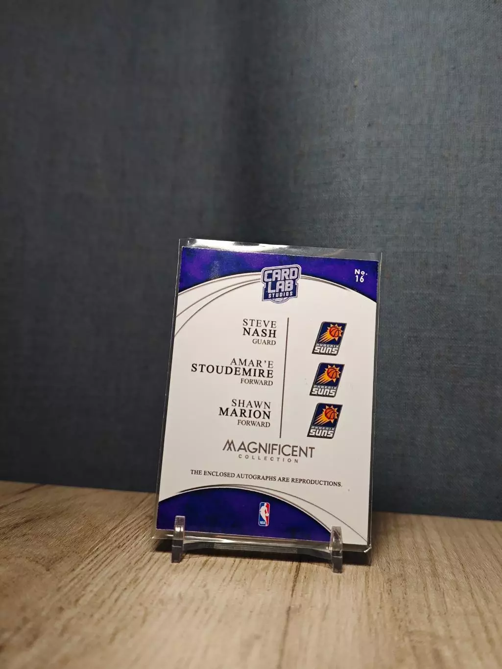 №16 Card Lab Studios Magnificent Steve Nash	Amar’e Stoudemire	Shawn Marion 1