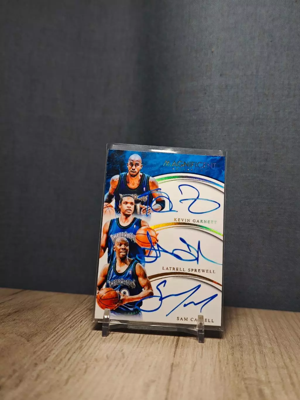 №17 Card Lab Studios Magnificent Kevin Garnett	Latrell Sprewell	Sam Cassell