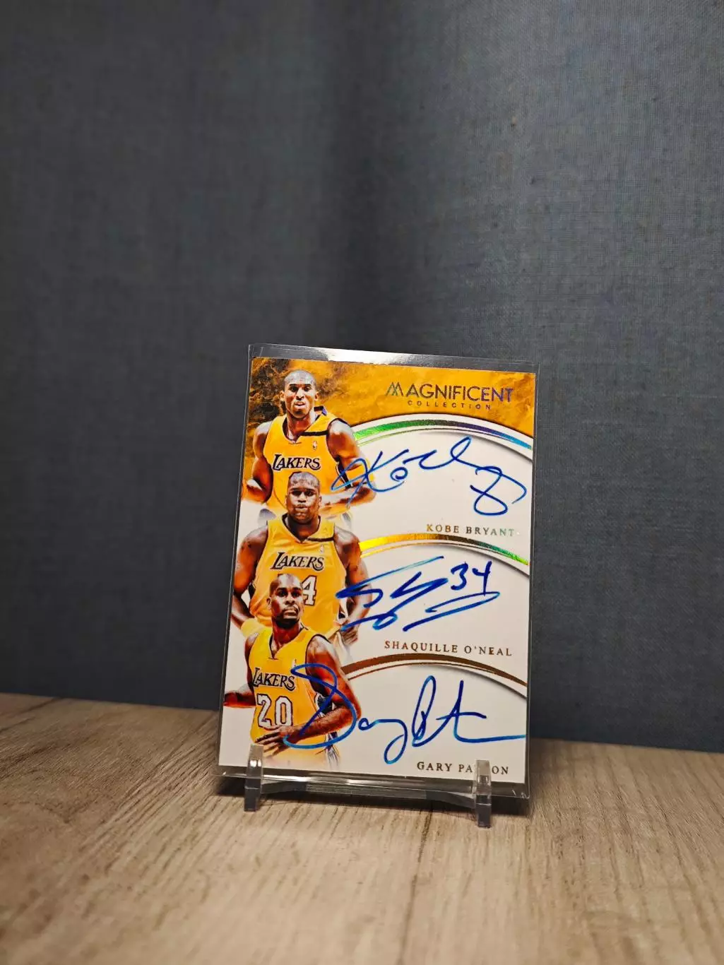 №18 Card Lab Studios Magnificent Kobe Bryant	Shaquille O’Neal	Gary Payton