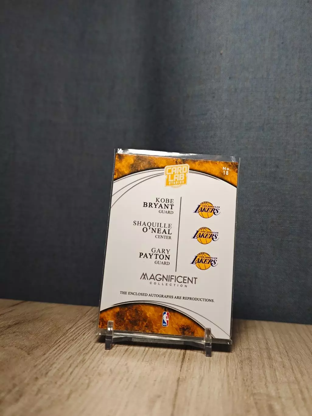 №18 Card Lab Studios Magnificent Kobe Bryant	Shaquille O’Neal	Gary Payton 1