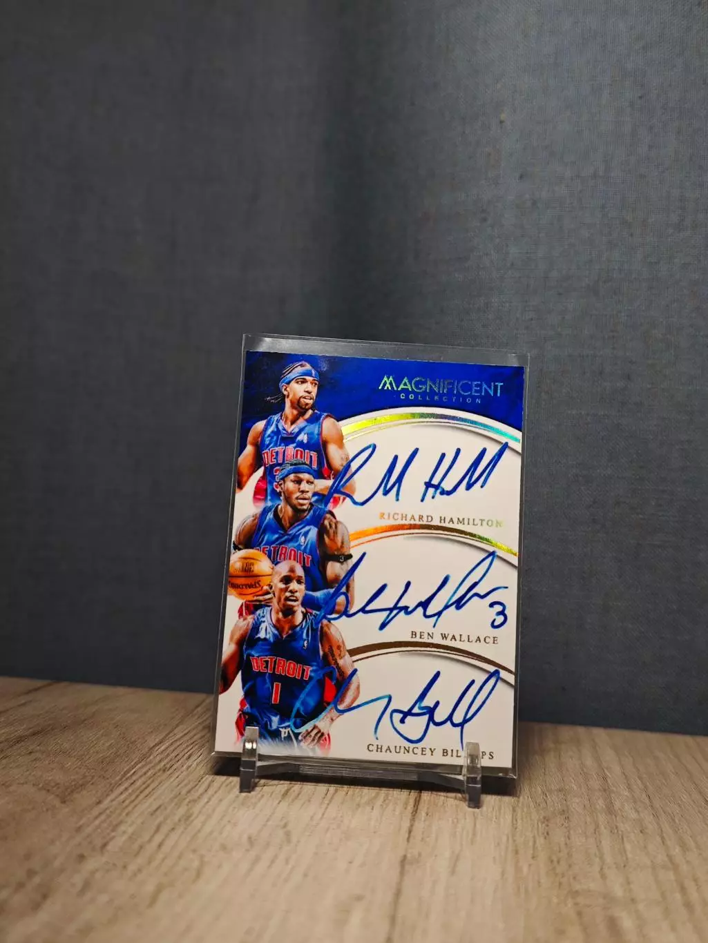 №19 Card Lab Studios Magnificent Richard Hamilton	Ben Wallace	Chauncey Billups