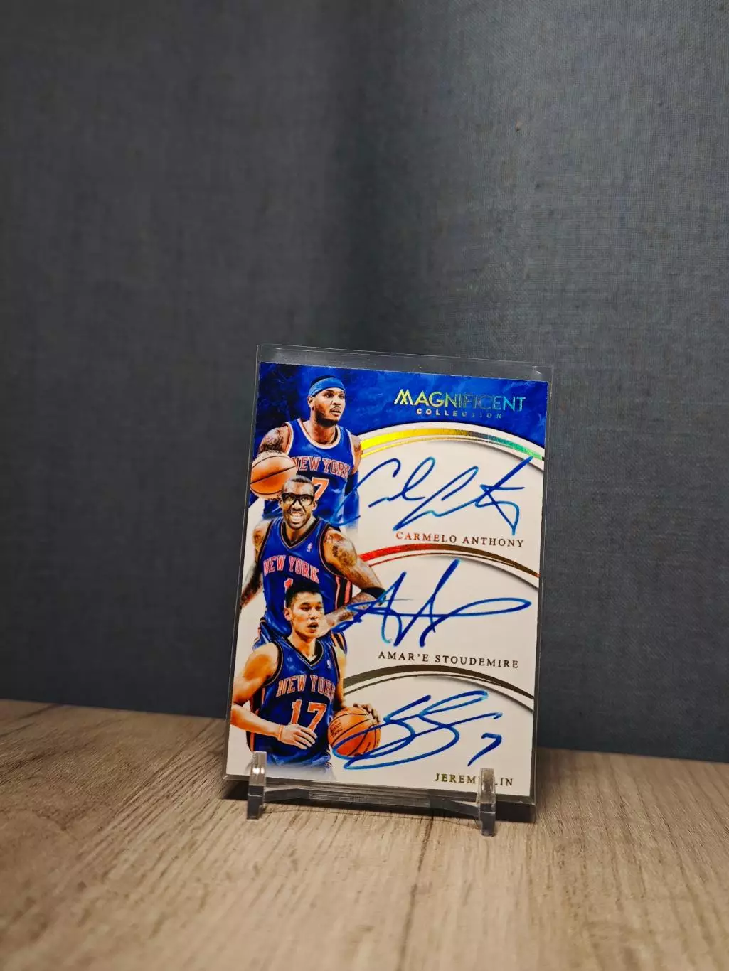№21 Card Lab Studios Magnificent Carmelo Anthony	Amar’e Stoudemire	Jeremy Lin