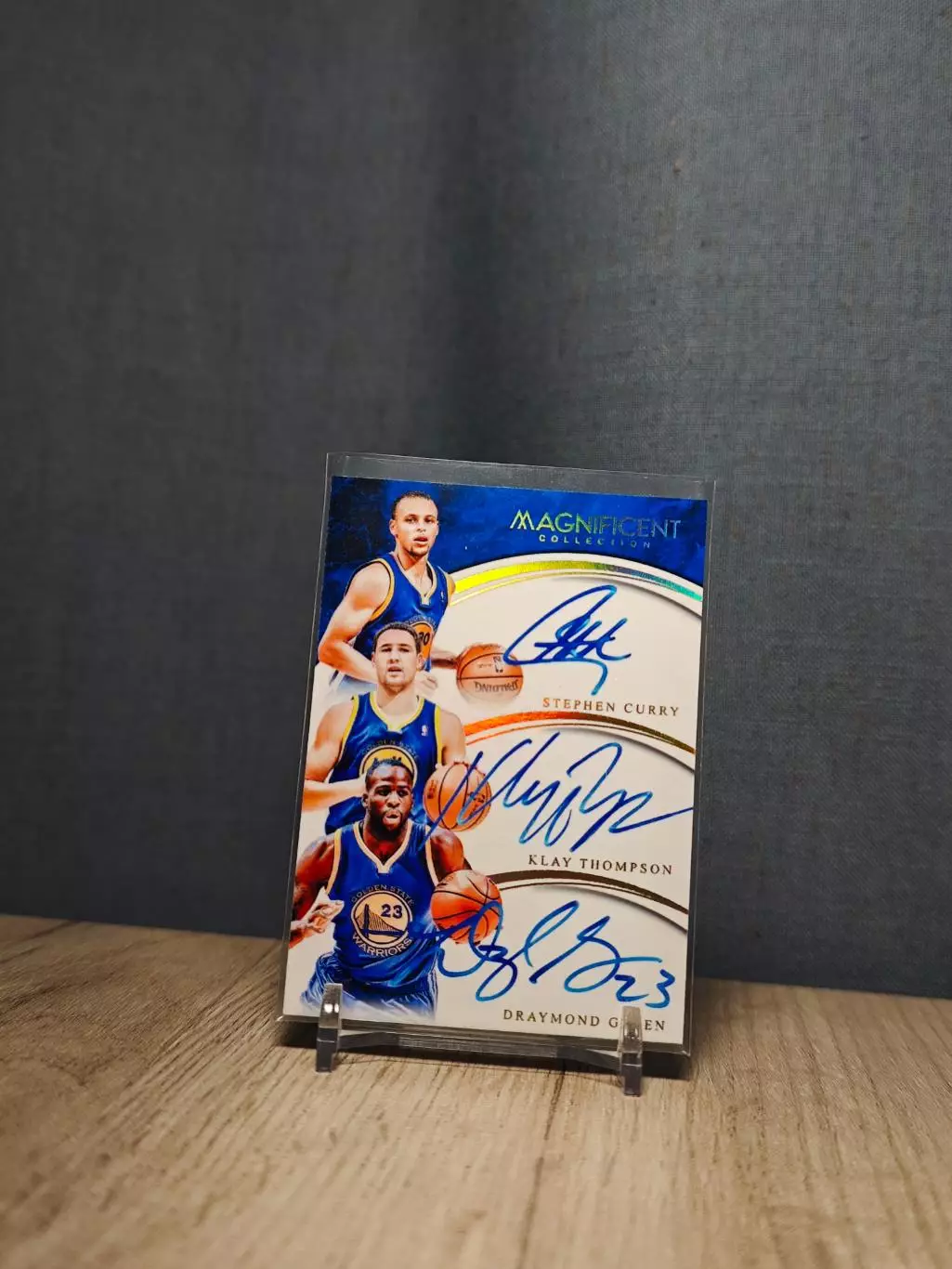 №23 Card Lab Studios Magnificent Stephen Curry	Klay Thompson	Draymond Green