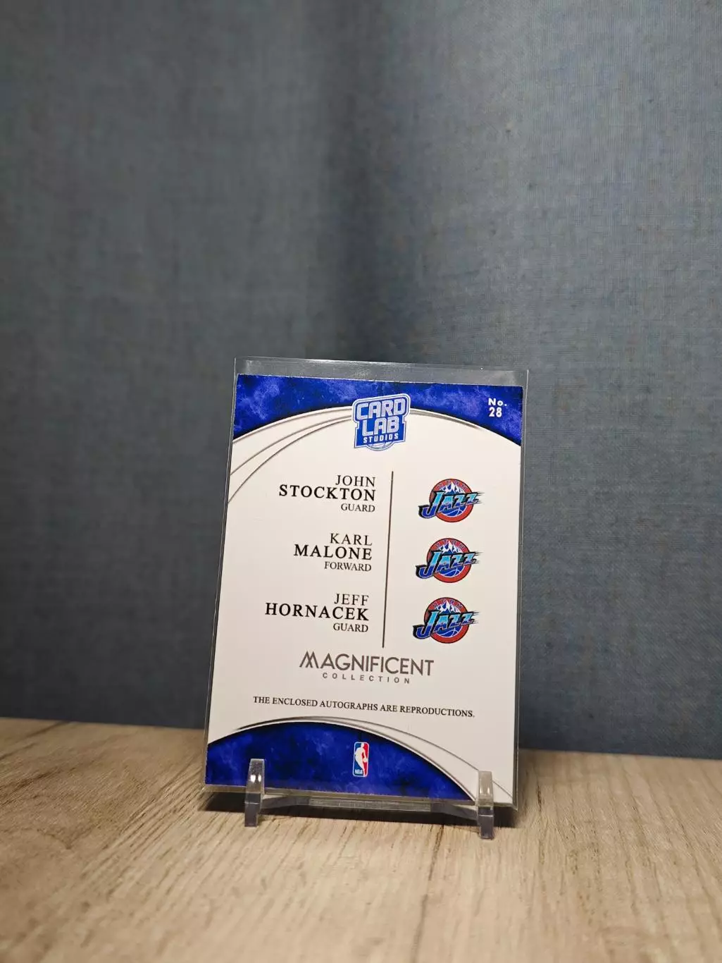 №28 Card Lab Studios Magnificent John Stockton	Karl Malone	Jeff Hornacek 1