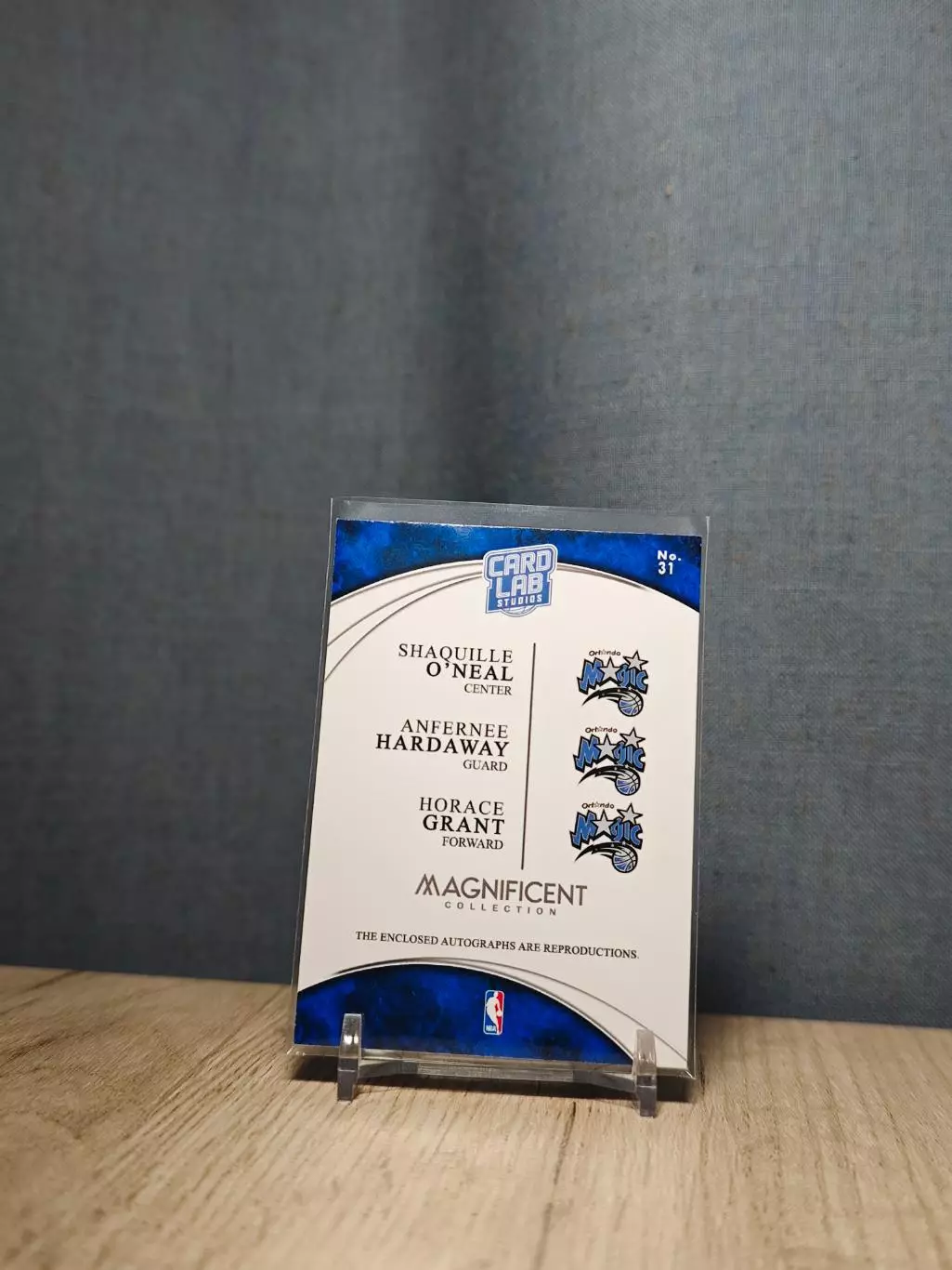 №31 Card Lab Studios Magnificent Shaquille O’Neal	Anfernee Hardaway	Horace Grant 1