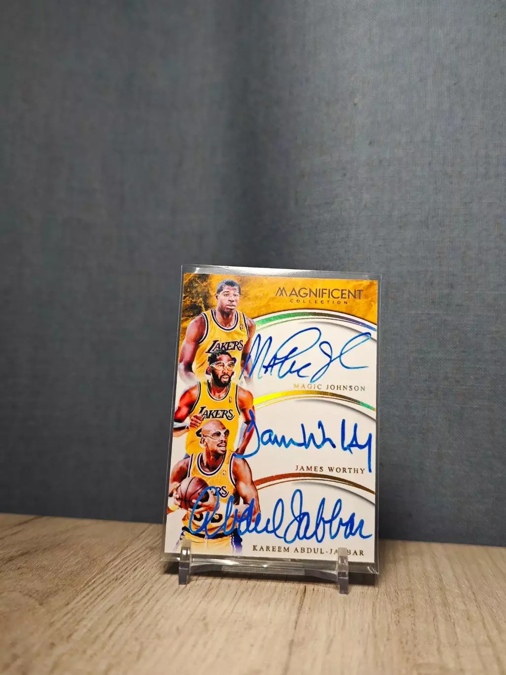 №32 Card Lab Studios Magnificent Magic Johnson	James Worthy	Kareem Abdul-Jabbar