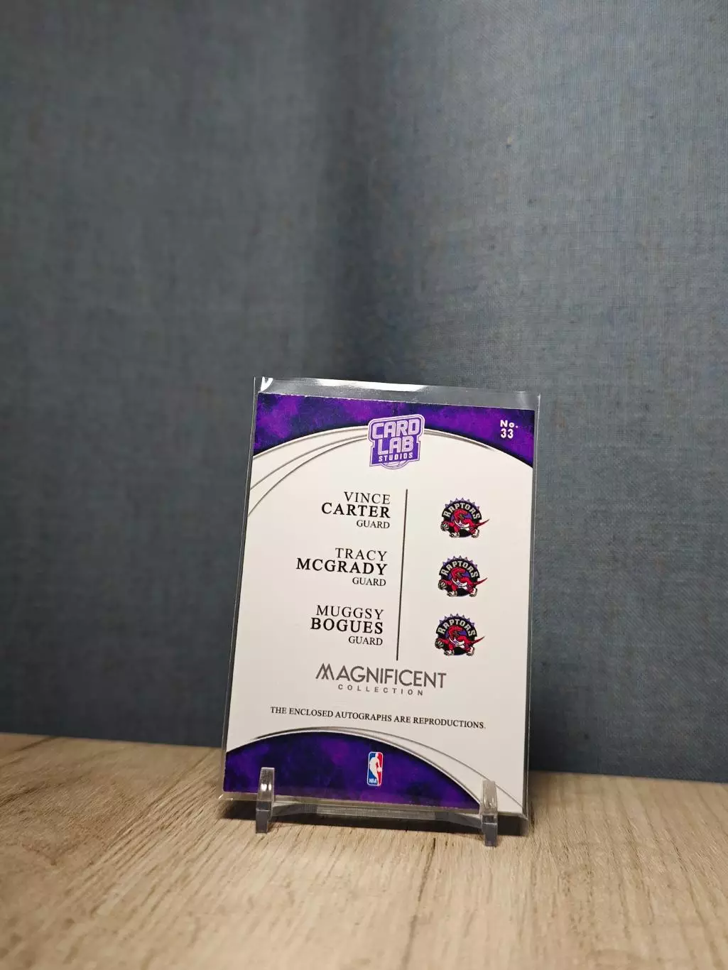 №33 Card Lab Studios Magnificent Vince Carter	Tracy McGrady	Muggsy Bogues 1