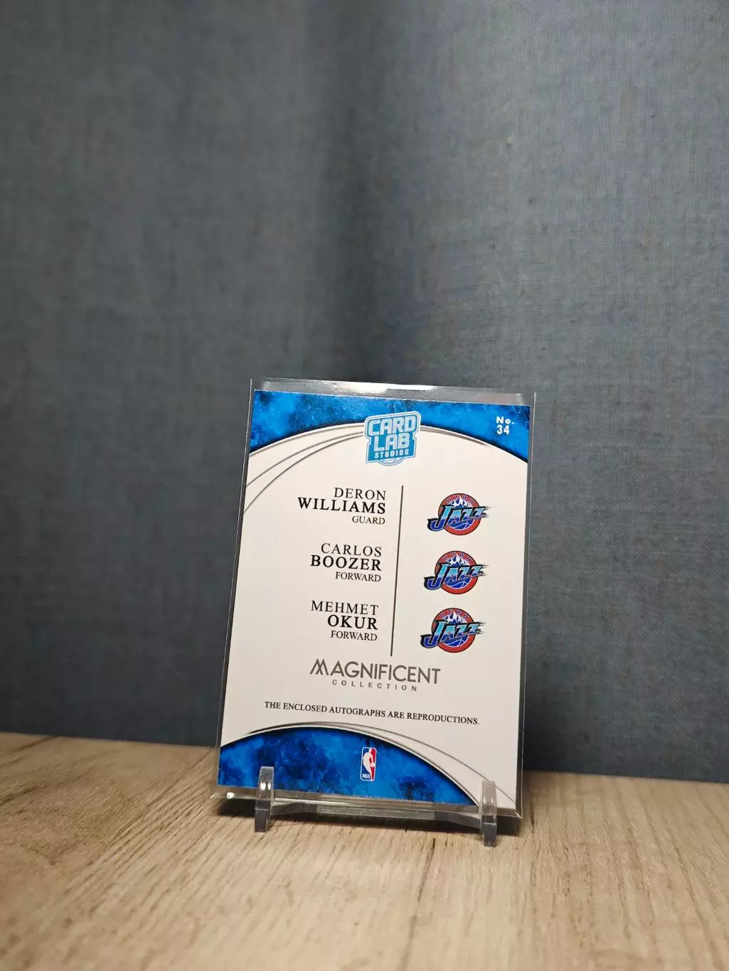 №34 Card Lab Studios Magnificent Deron Williams	Carlos Boozer	Mehmet Okur 1