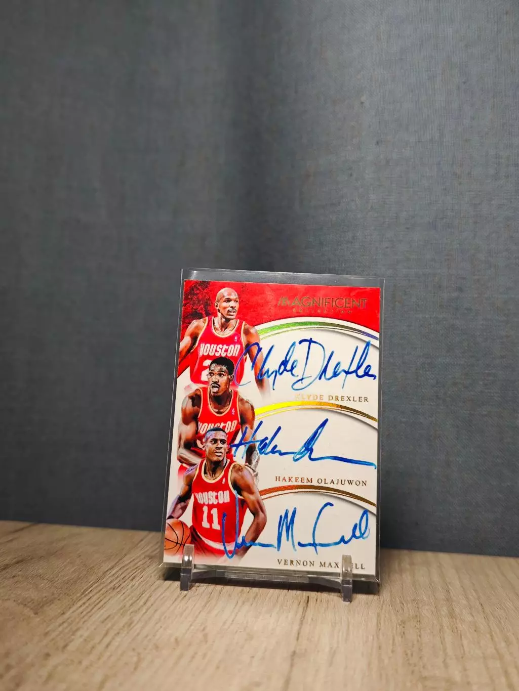 №36 Card Lab Studios Magnificent Clyde Drexler	Hakeem Olajuwon	Vernon Maxwell