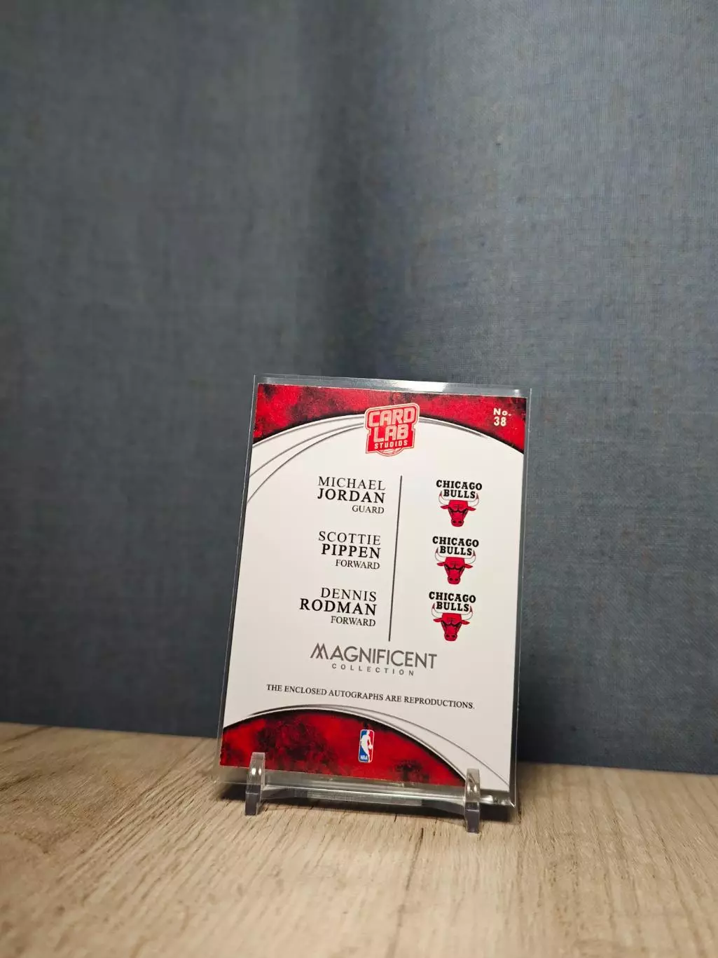 №38 Card Lab Studios Magnificent Michael Jordan	Scottie Pippen	Dennis Rodman 1