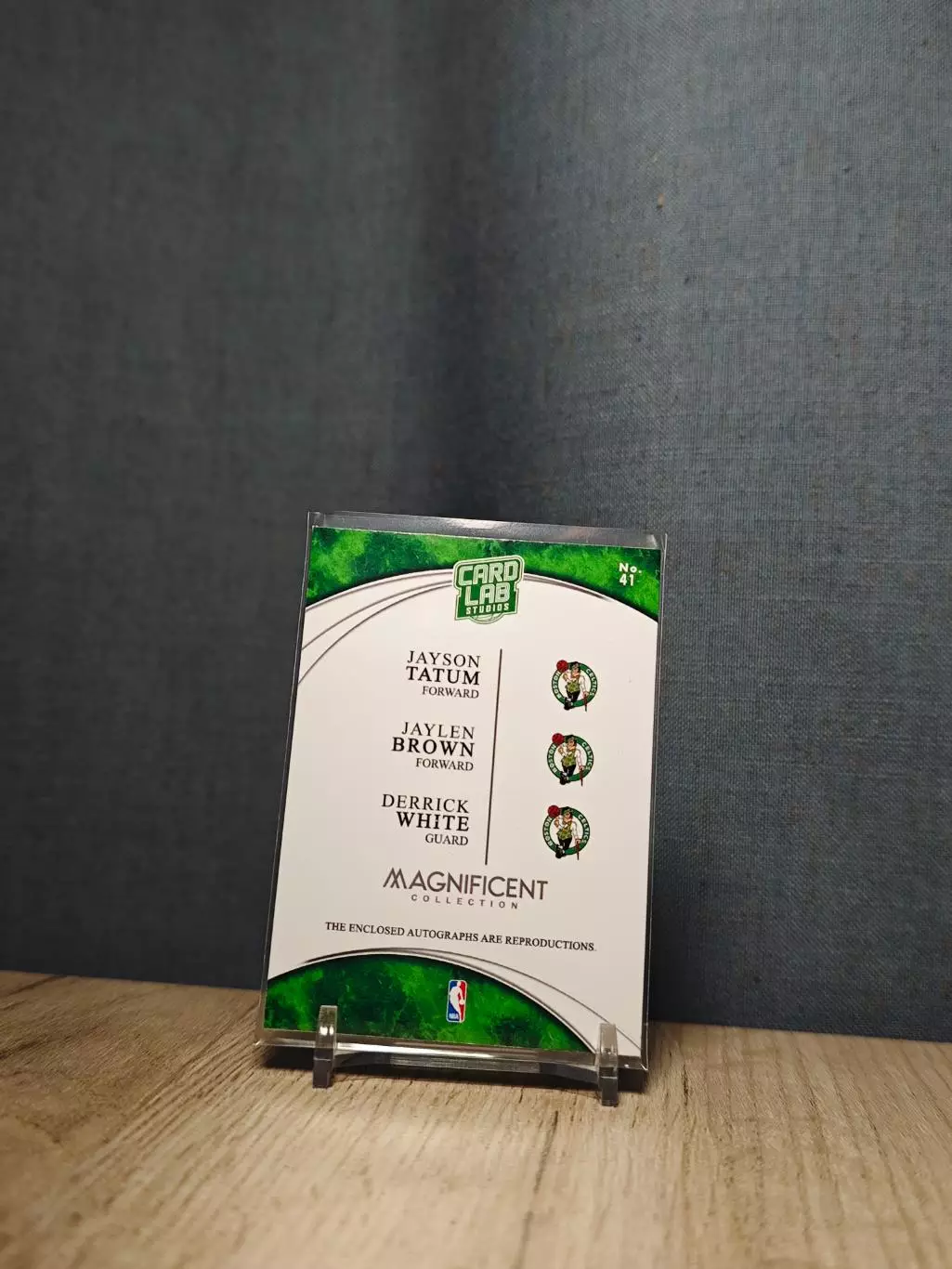 №41 Card Lab Studios Magnificent Jayson Tatum	Jaylen Brown	Derrick White 1