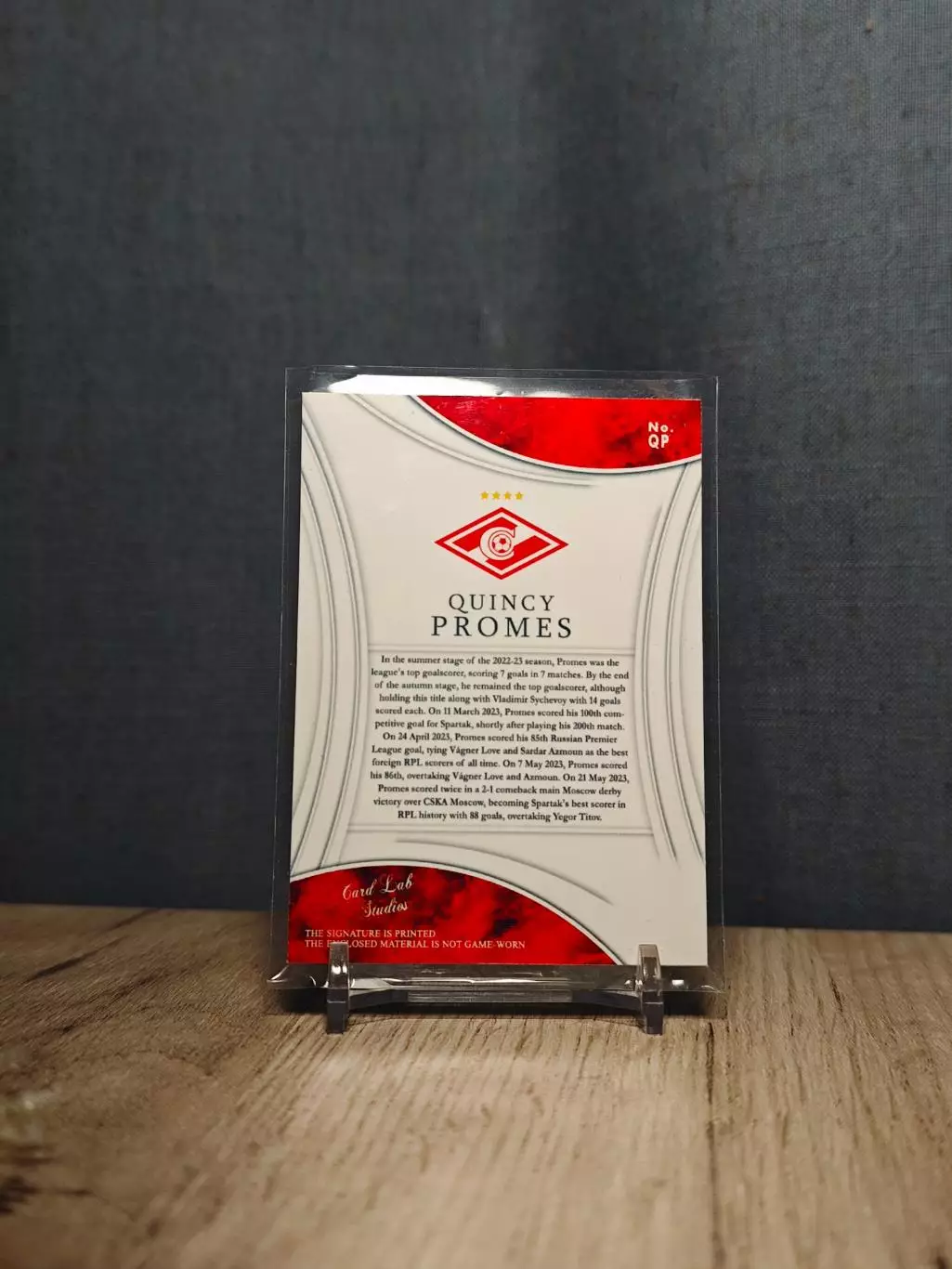 CLS Magnificent Collection Quincy Promes O 1