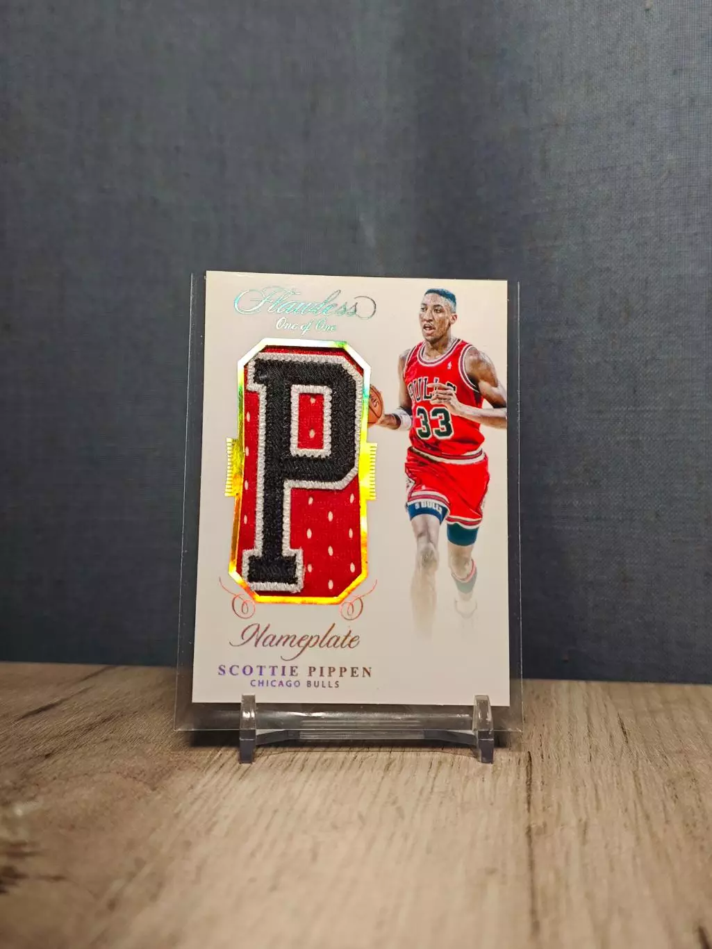 CLS Flawless Nameplate Scottie Pippen One Of One P