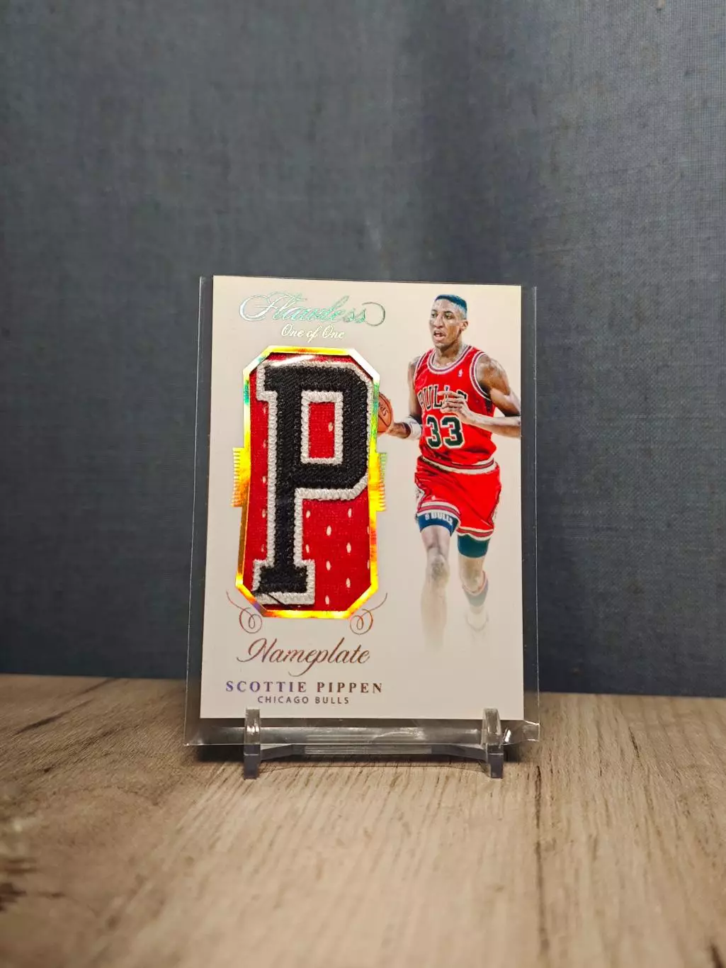 CLS Flawless Nameplate Scottie Pippen One Of One P