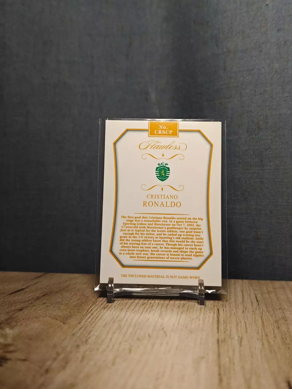 CLS Flawless Nameplate Cristiano ROnaldo One of One A 1