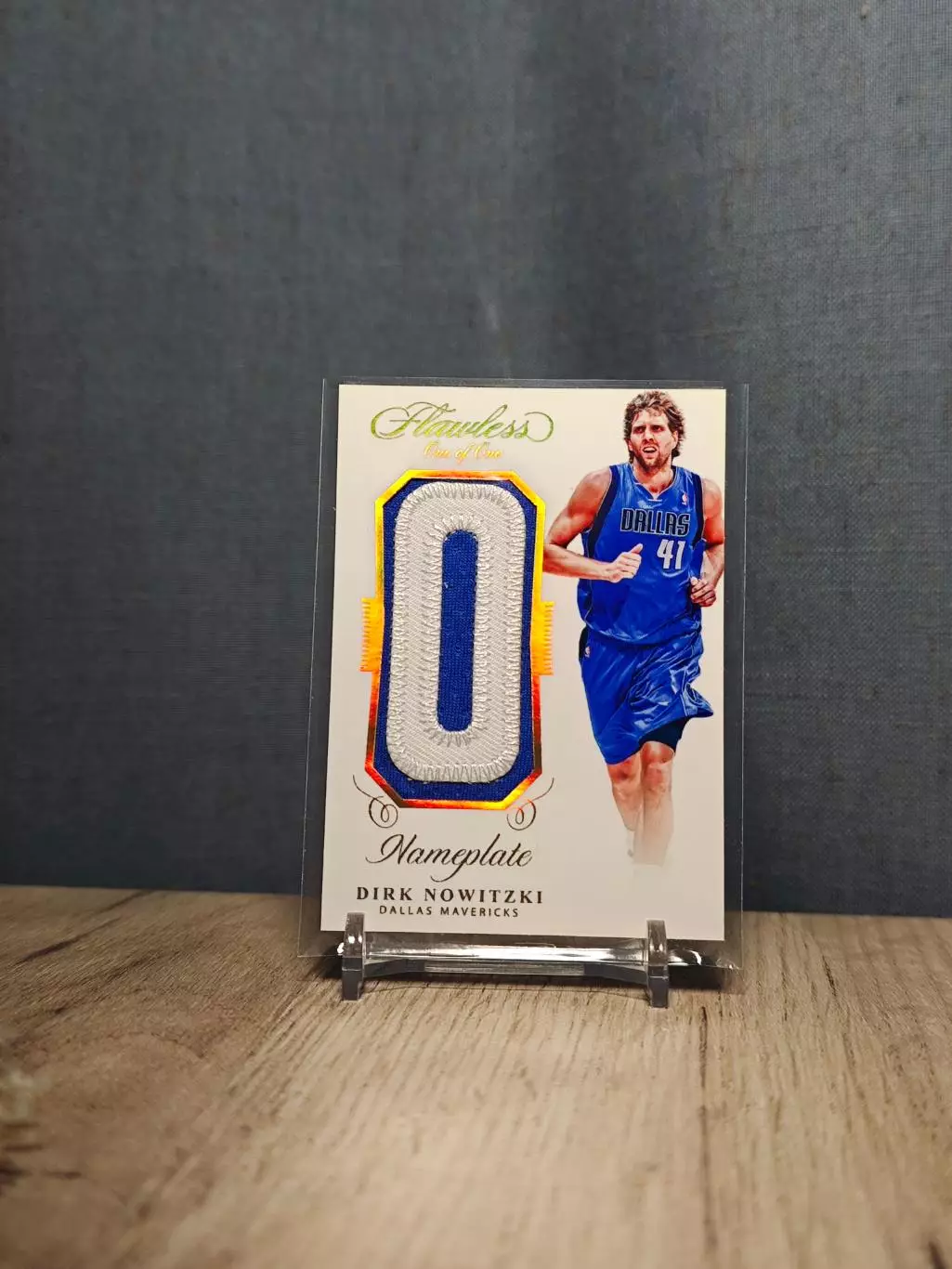 CLS Flawless Nameplate Dirk Nowitzki One Of One O