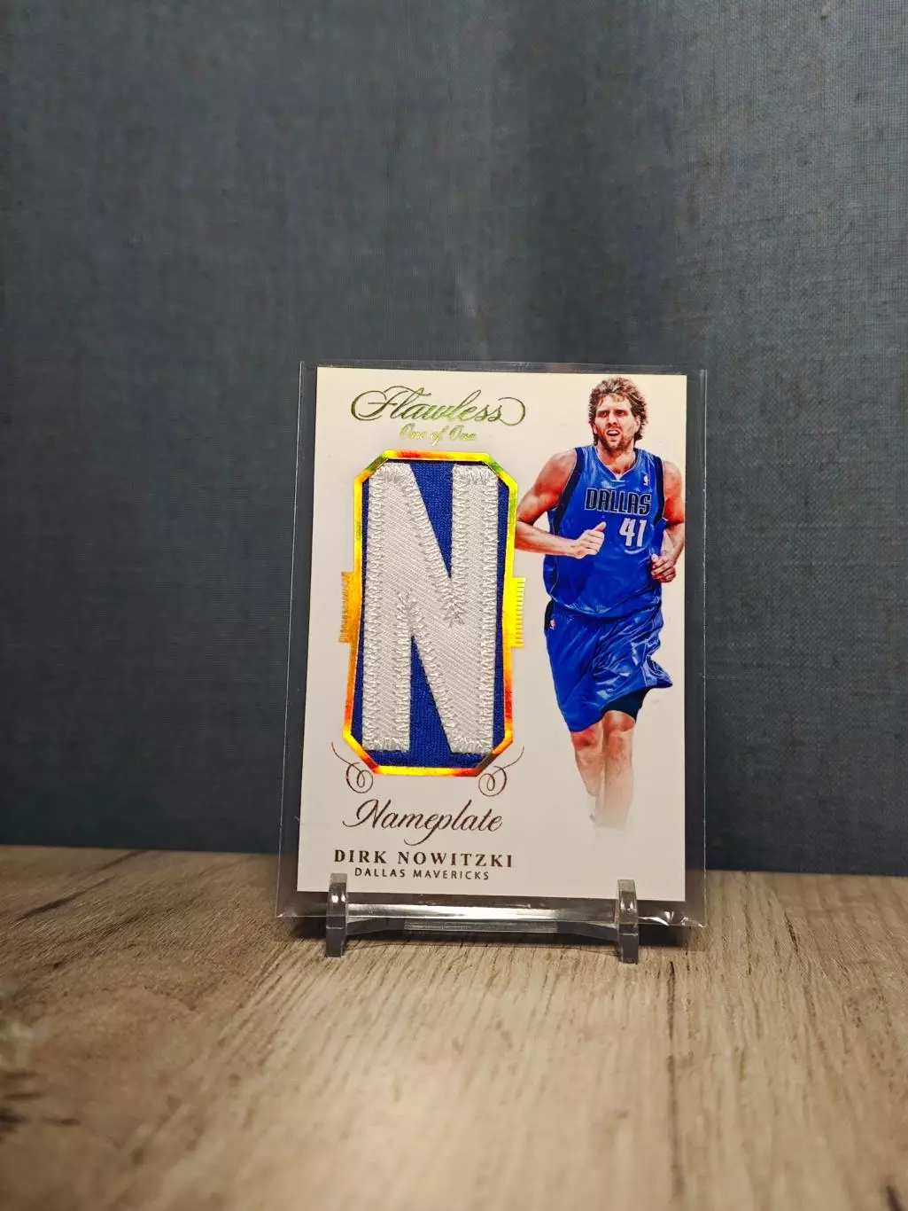 CLS Flawless Nameplate Dirk Nowitzki One Of One N