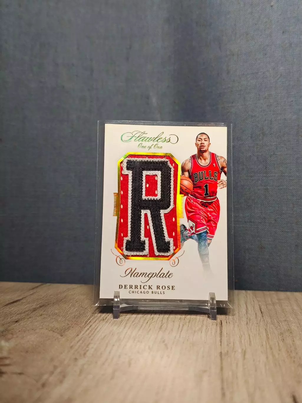 CLS Flawless Nameplate Derrick Rose One Of One R