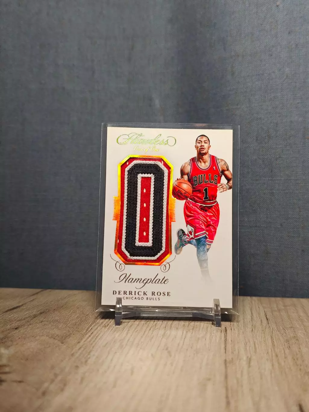 CLS Flawless Nameplate Derrick Rose One Of One O