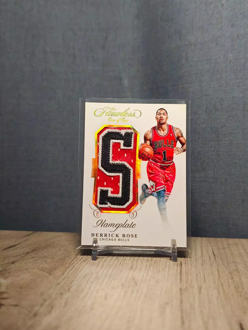 CLS Flawless Nameplate Derrick Rose One Of One S