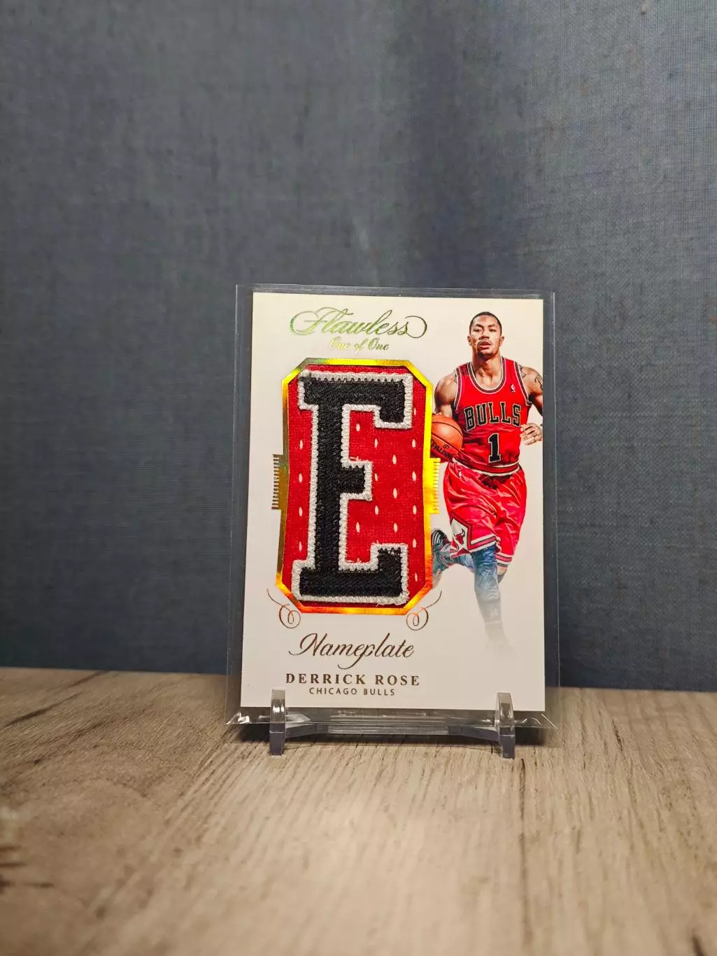 CLS Flawless Nameplate Derrick Rose One Of One E