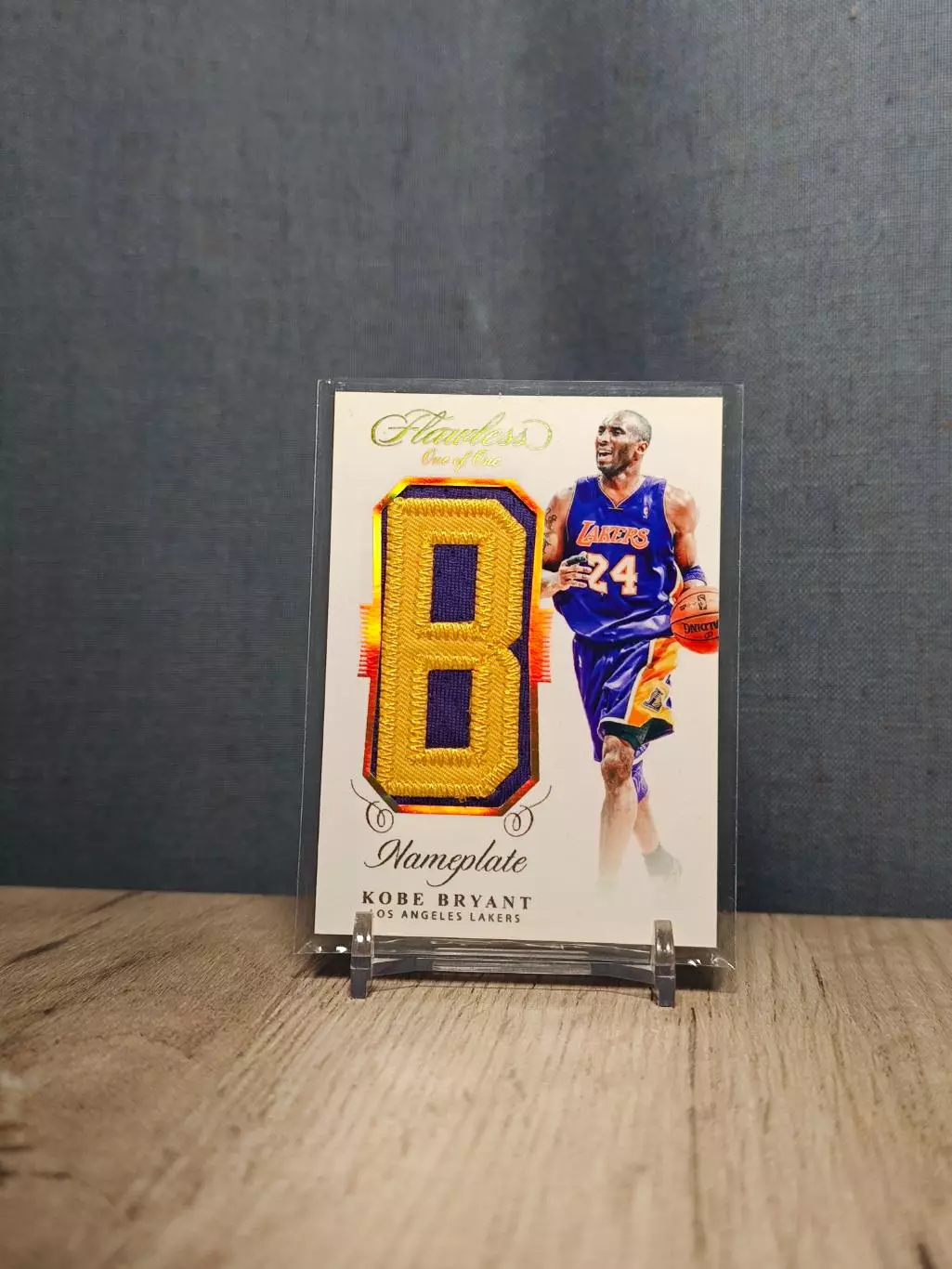 CLS Flawless Nameplate Kobe Bryant One Of One B