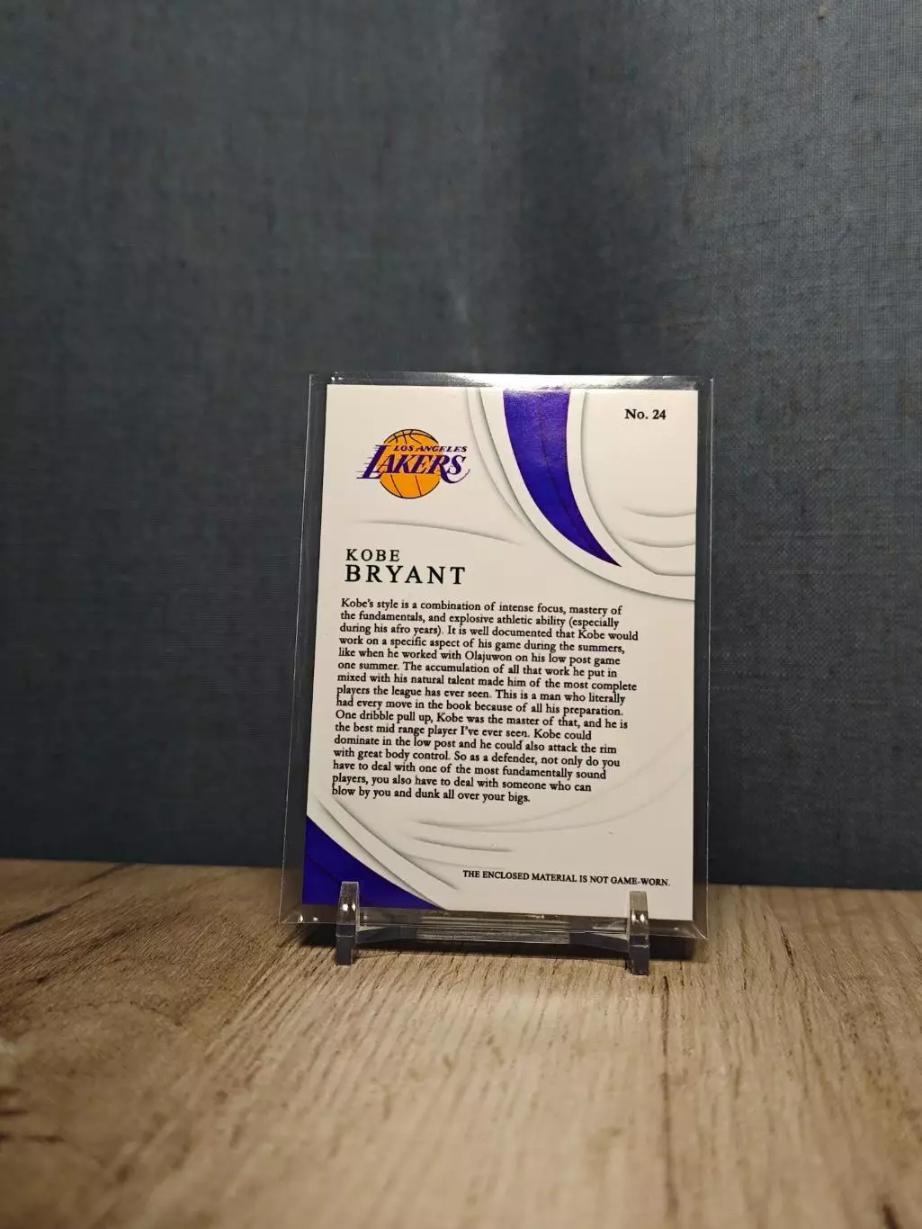 CLS Magnificent Collection Nameplate Kobe Bryant 1/1 R 1