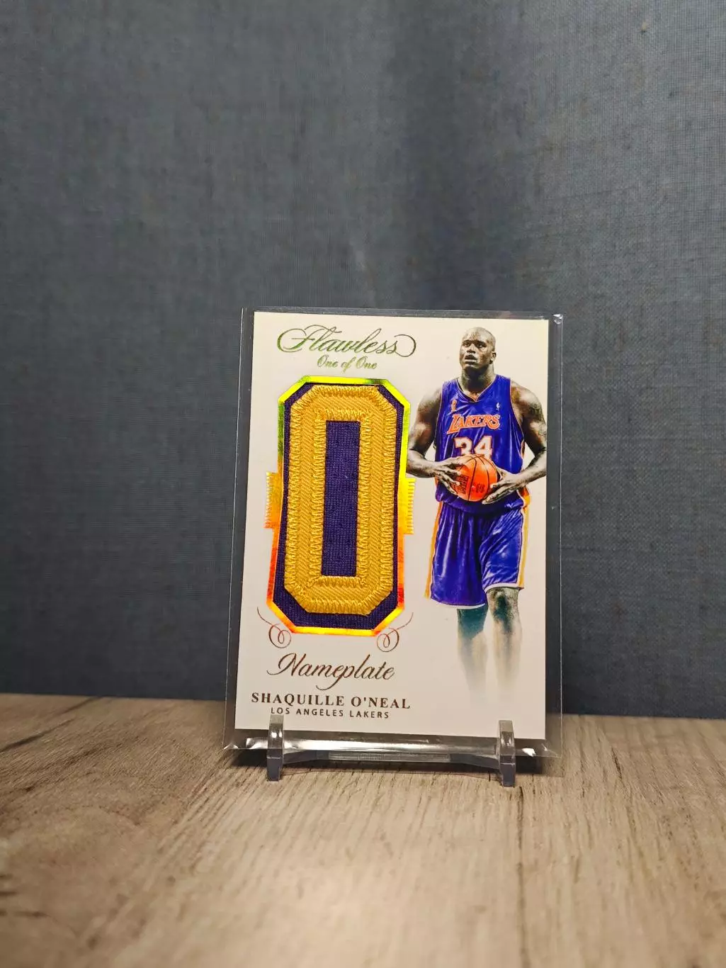CLS Flawless Nameplate Shaquille O'Neal One Of One O