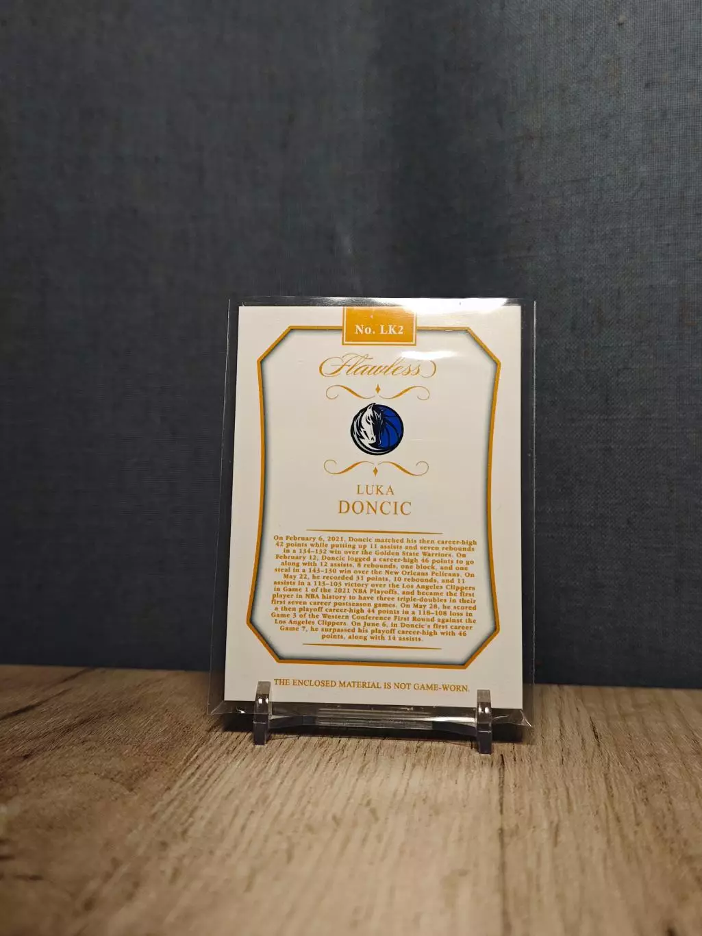 CLS Flawless Nameplate Luka Doncic One Of One С 1