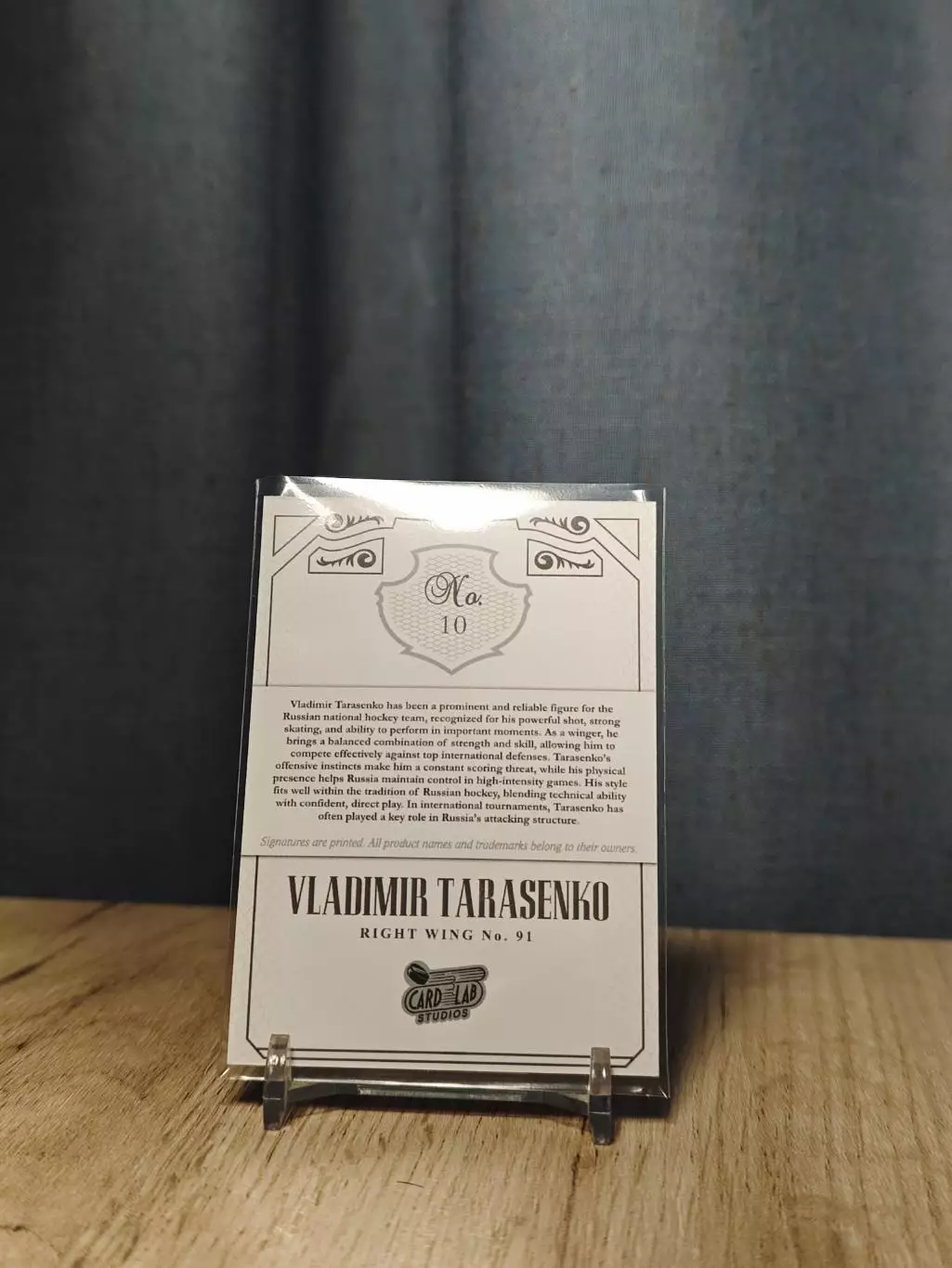 #10 Card Lab Studios Gamewear Glory Vladimir Tarasenko 2