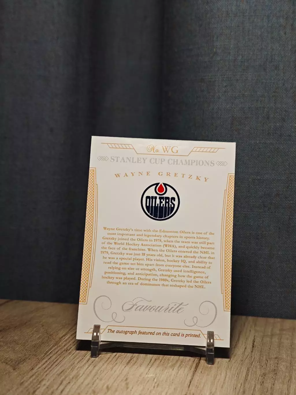 CLS Stanley Cup Champions Wayne Gretzky автограф 1