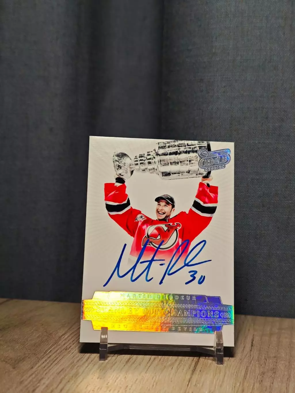 CLS Stanley Cup Champions Martin Brodeur автограф