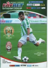 Карпати Львів - Зоря Луганськ 10.08.2013