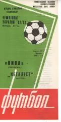 Нива Тернопіль - Металіст Харків 07.04.1993