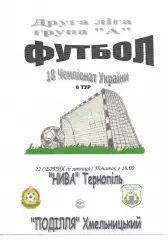 Нива Тернопіль - Поділля Хмельницький 22.08.2008
