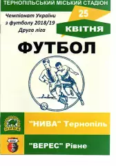 Нива Тернопіль - Верес Рівне 25.04.2019