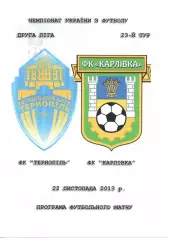 ФК Тернопіль - ФК Карлівка 22.11.2013