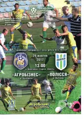 Агробізнес Волочиськ - Полісся Житомир 29.10.2017