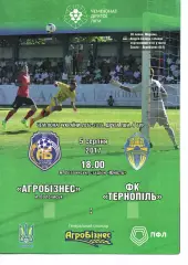 Агробізнес Волочиськ - ФК Тернопіль 05.08.2017