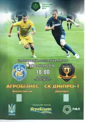 Агробізнес Волочиськ - СК Дніпро-1 Дніпро 18.08.2018