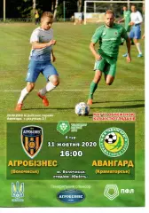 Агробізнес Волочиськ - Авангард Краматорськ 11.10.2020
