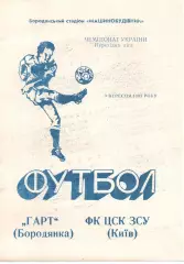 Гарт Бородянка - ЦСК ЗСУ Київ 09.09.1993