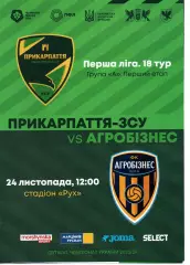 Прикарпаття Івано-Франківськ - Агробізнес Волочиськ 24.11.2023