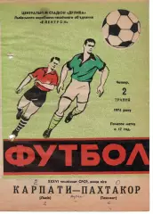 Карпати Львів - Пахтакор Ташкент 02.05.1974