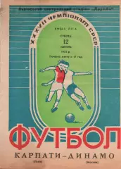 Карпати Львів - динамо москва 12.04.1975 #