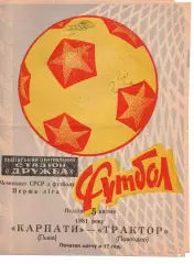 Карпати Львів - трактор павлодар 05.04.1981