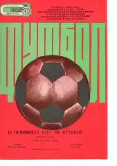 Зоря Ворошиловград - динамо кіров 02.08.1983