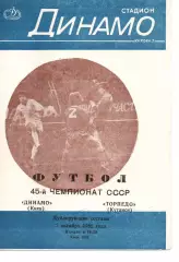 Дублери - Динамо Київ - Торпедо Кутаїсі 02.10.1982 #2